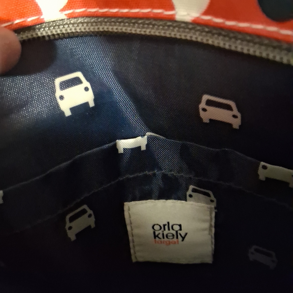 Orla Kiely Floral Red and White Crossbody Bag - Picture 9 of 16